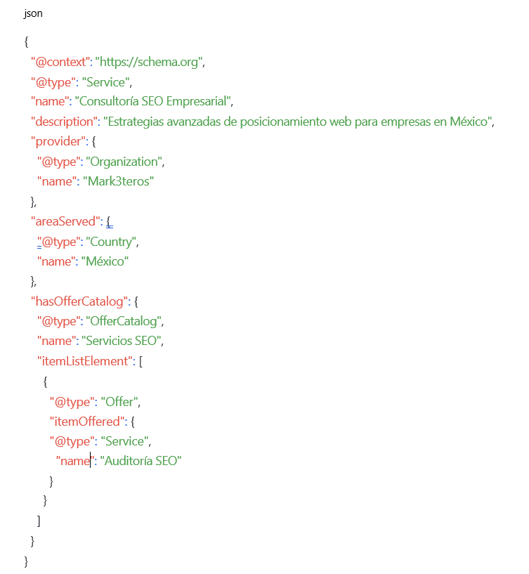 Service Schema
