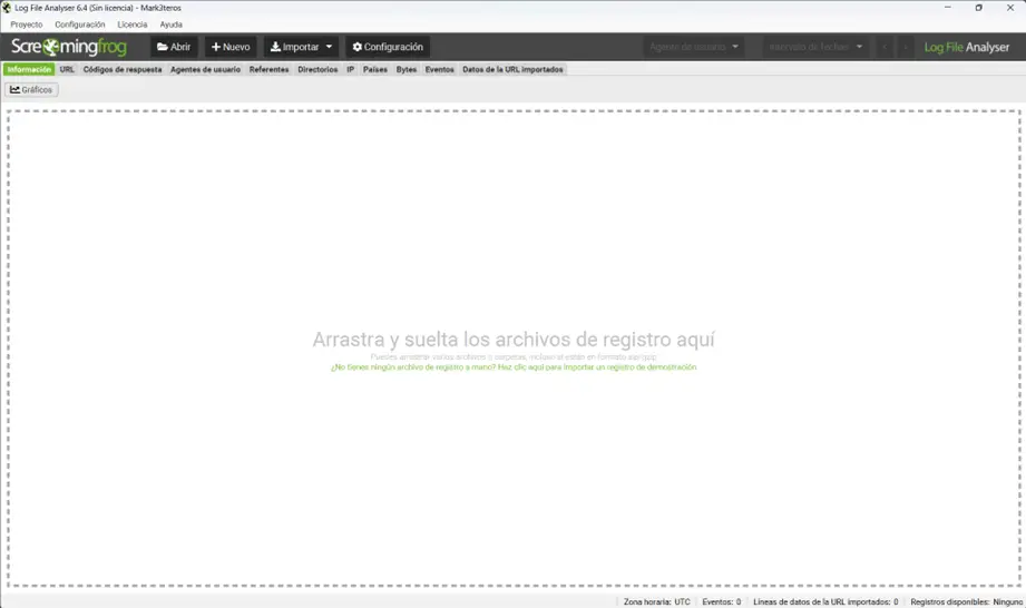 Screaming Frog SEO Log File Analyser
