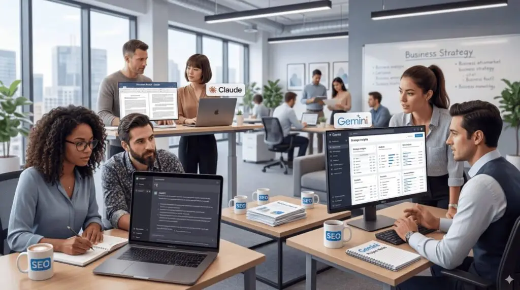 ChatGPT, Claude o Gemini: ¿Cuál IA es mejor para SEO? 3 consultores usando ia