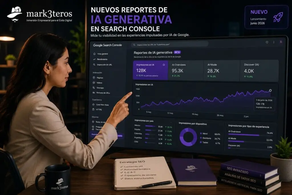 Reportes de IA generativa en Search Console 3 reportes de IA generativa en Search Console